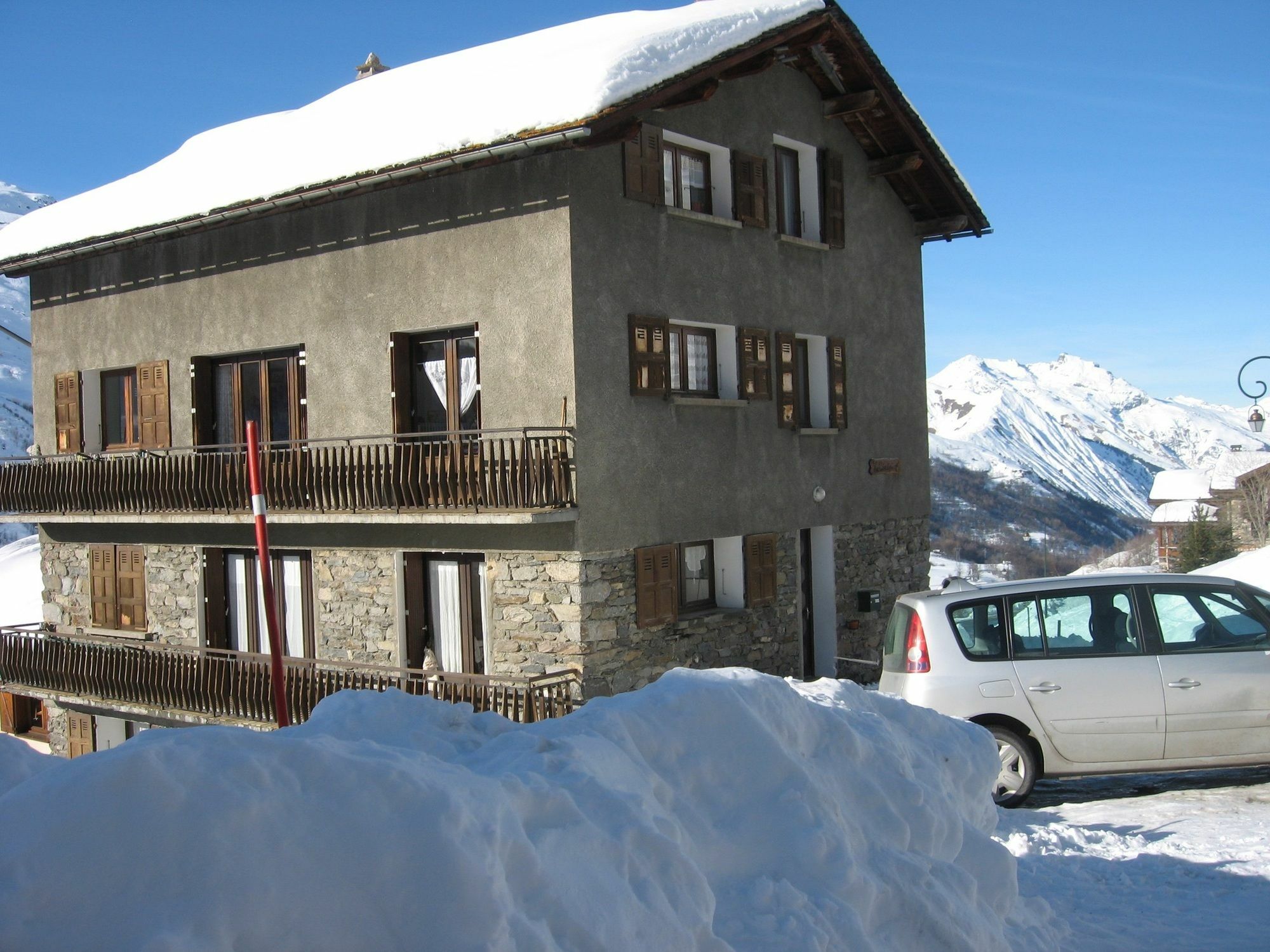 Apartment With 2 Rooms In Les Menuires, With Wonderful Mountain View - Saint-Martin-de-Belleville Bagian luar foto