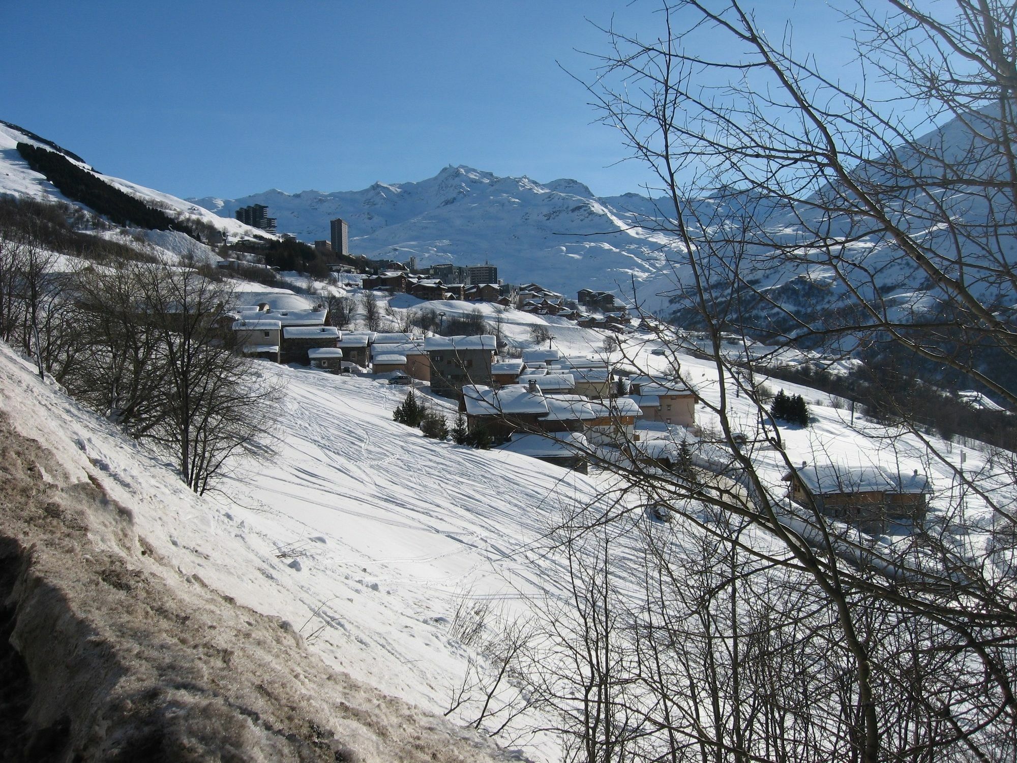 Apartment With 2 Rooms In Les Menuires, With Wonderful Mountain View - Saint-Martin-de-Belleville Bagian luar foto